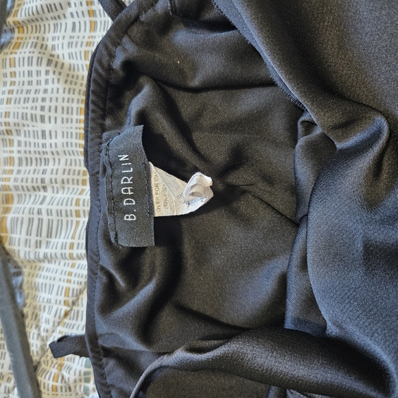 Juniors Black Slip Dress - Picture 5 of 5